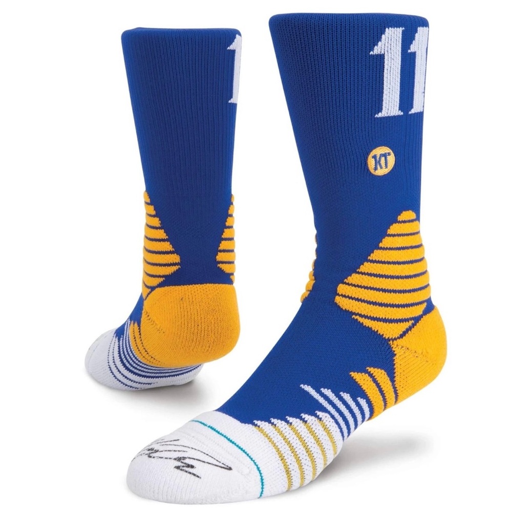 Stance Fusion 559 NBA Golden State Warriors KT11 Klay Thompson Crew Socks L 9-12